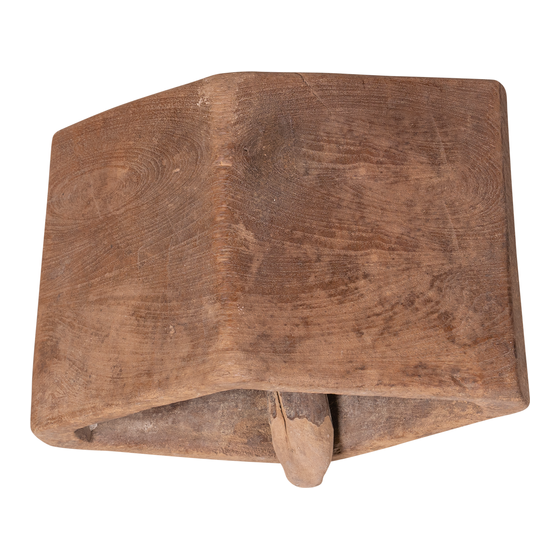 Cow bell wood 20x20x25