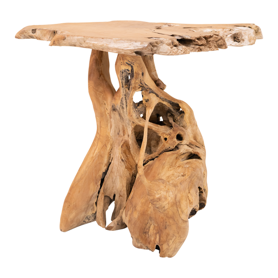 Bar table root wood