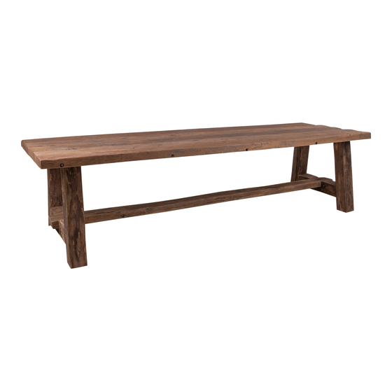Dining table French oak 300x100x78