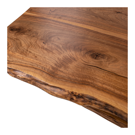 Table top walnut 270x105 sideview