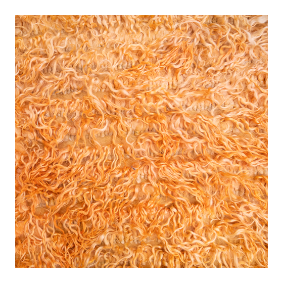 Carpet Tulu orange 278x182 sideview