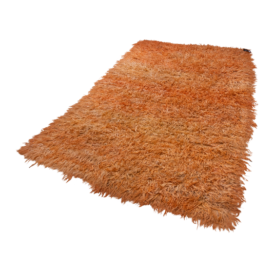 Carpet Tulu orange 296x182