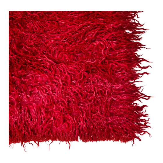 Carpet Tulu red 243x201 sideview