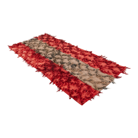 Carpet Tulu stripe/grey 242x107