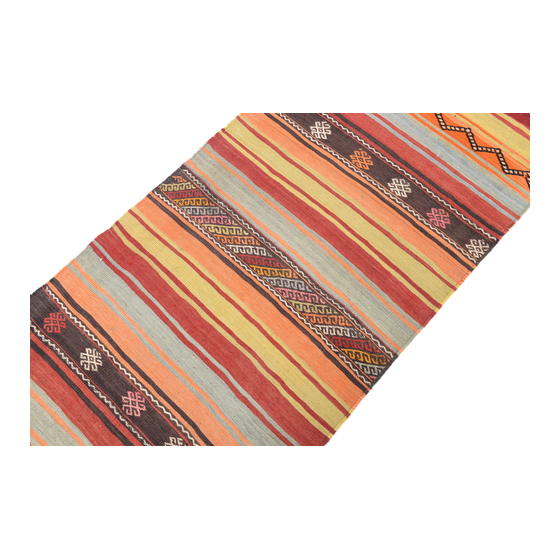 Runner kilim old 307x77 sideview