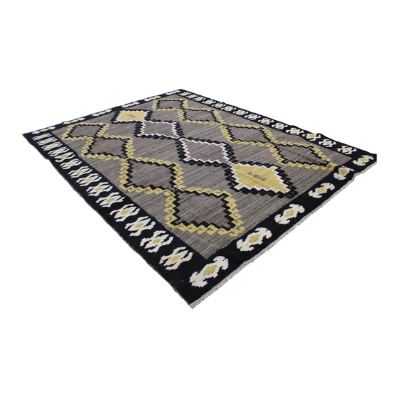 Carpet high low yellow black 319x247
