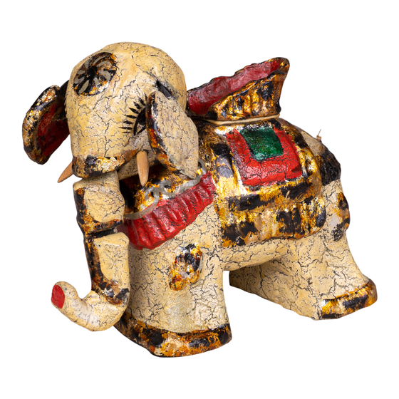 Water puppet Elephant white