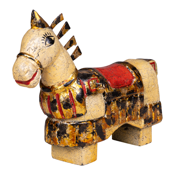 Water puppet Horse small white