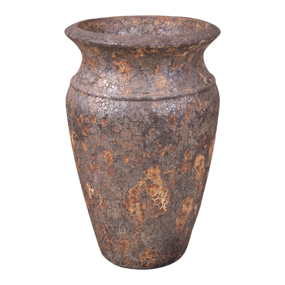 Vase brown Ø47x80 sideview